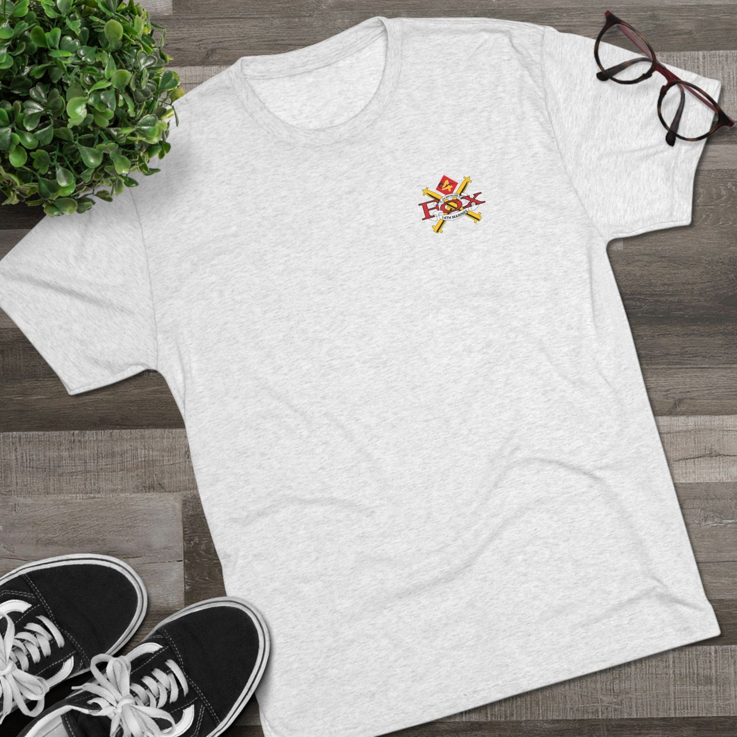 2/14 Fox Btry - Tri-Blend PT Shirt