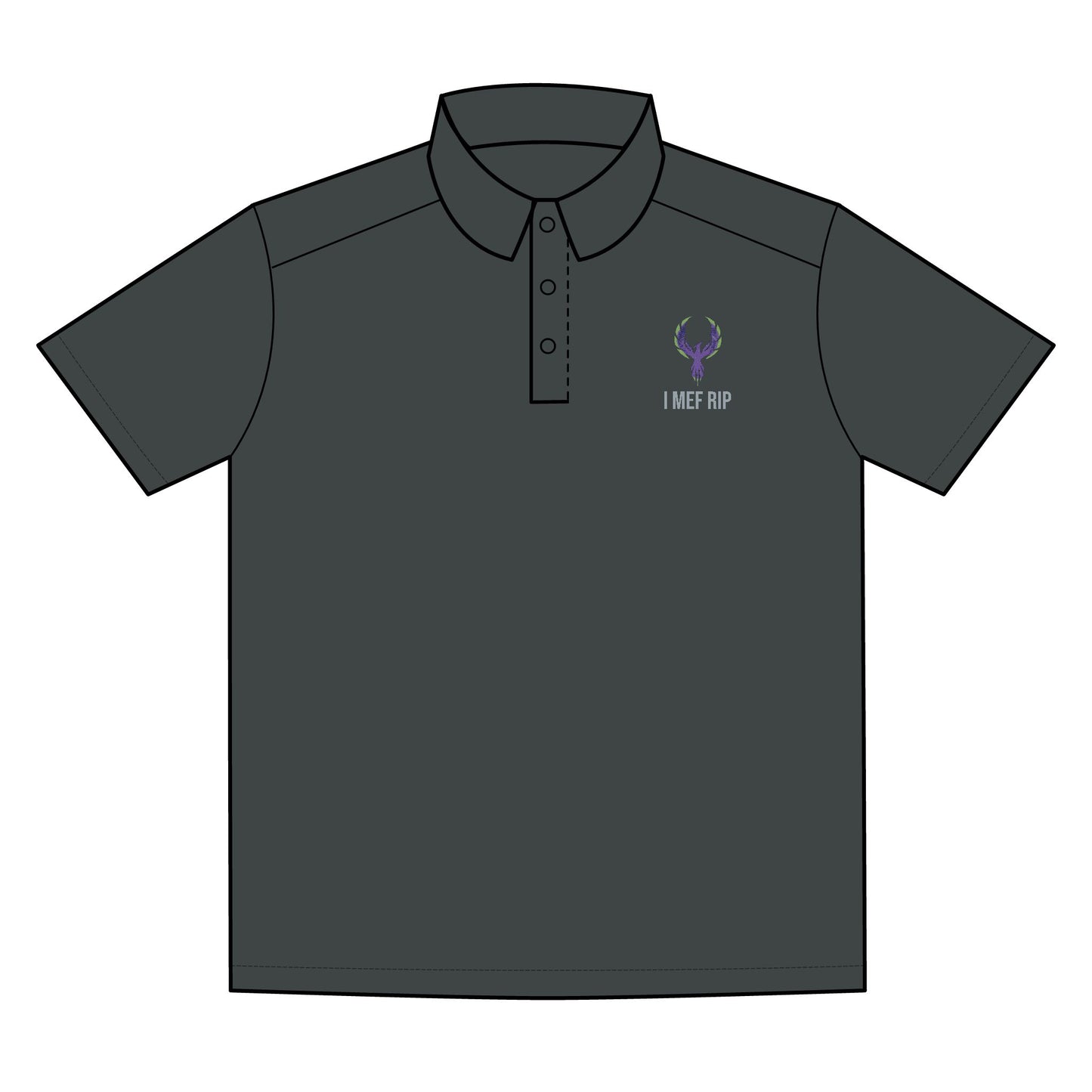 I MEF RIP Snag-Proof Polo