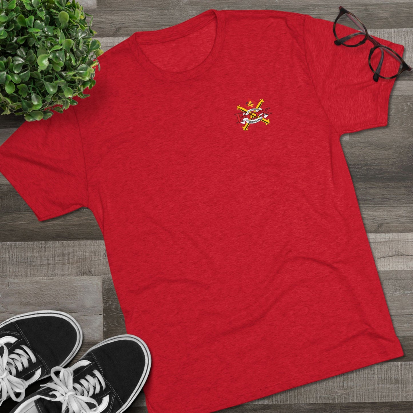 2/14 Fox Btry - Tri-Blend PT Shirt