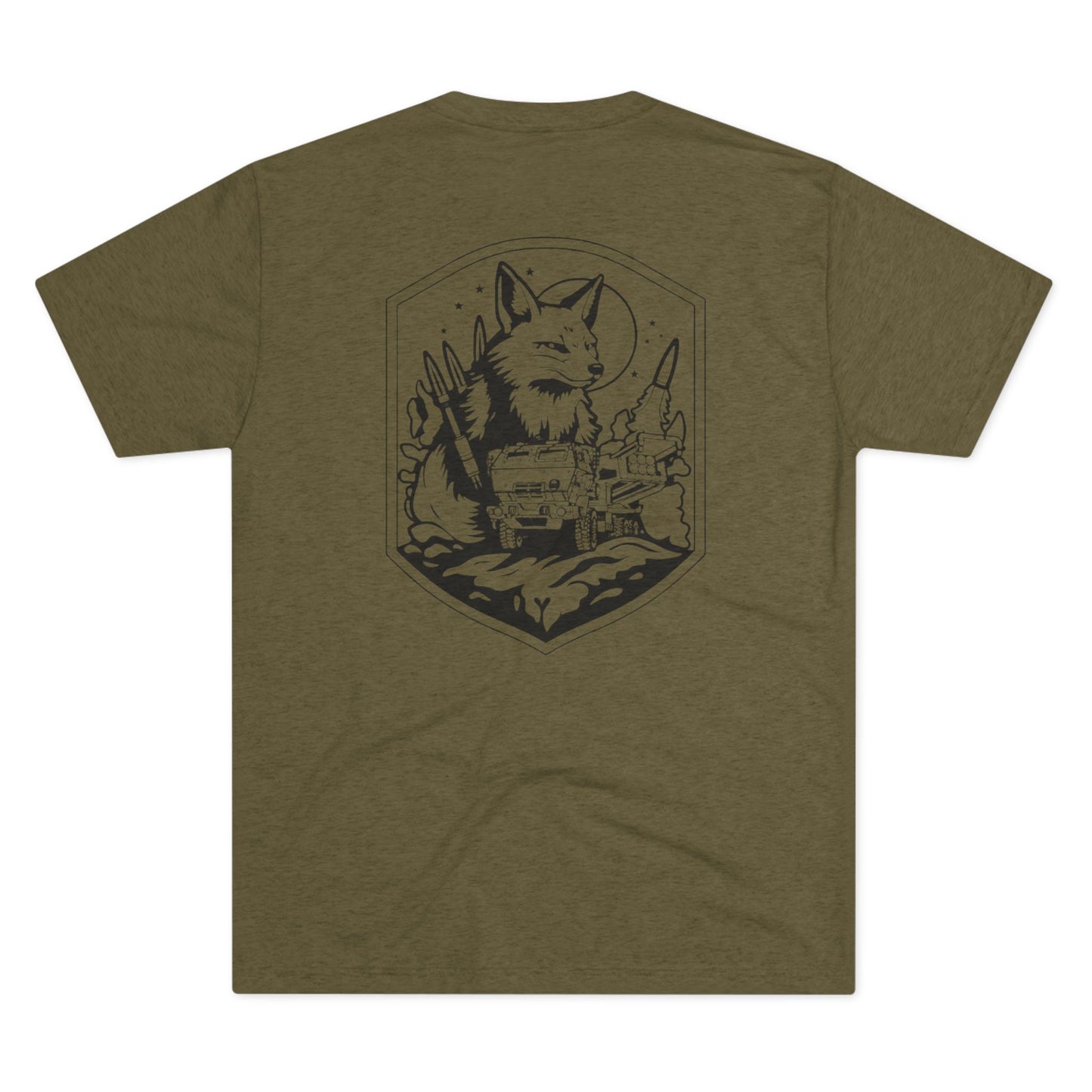 2/14 Fox Btry - Tri-Blend PT Shirt