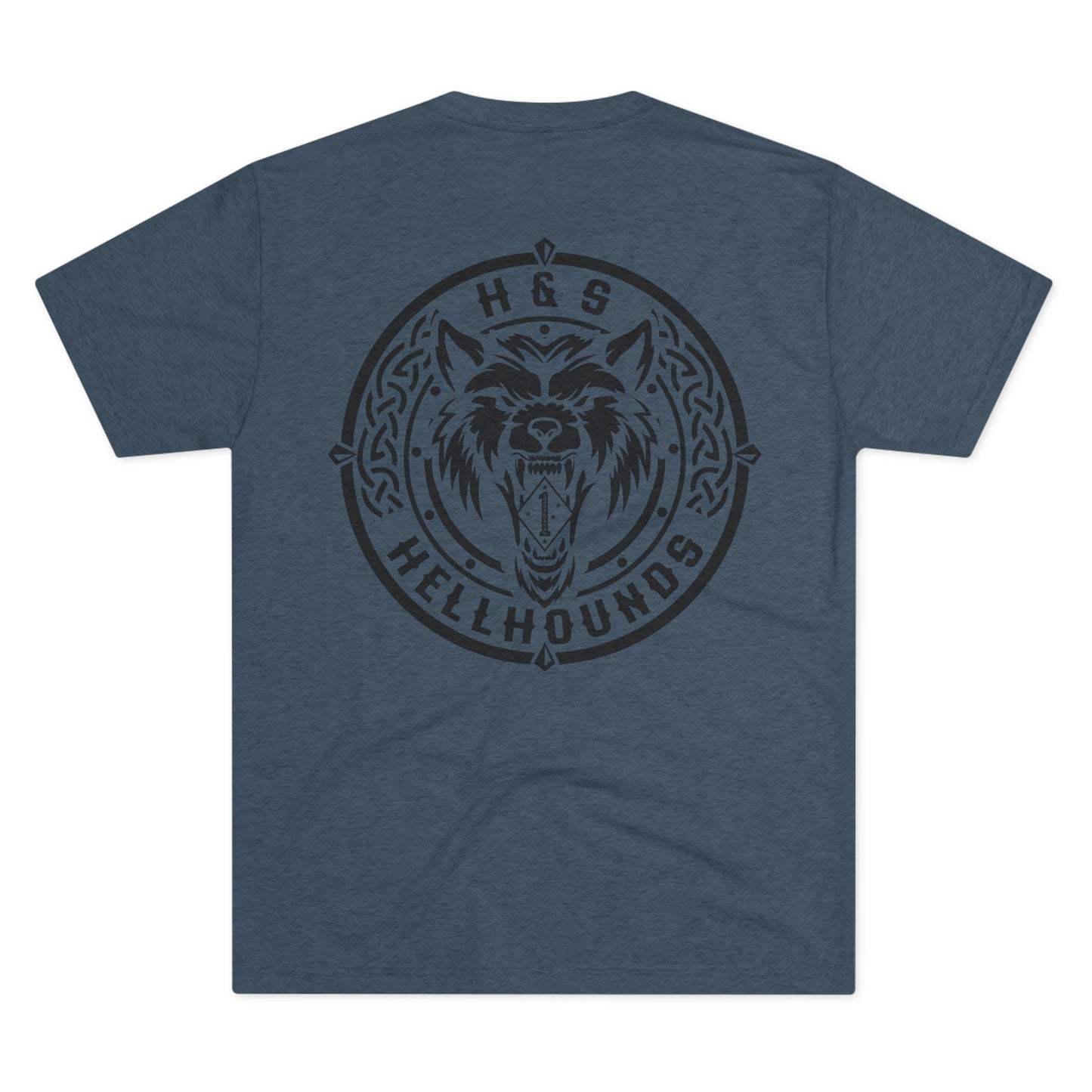 1st LAR - Hell Hounds BK- Tri-Blend PT Shirt