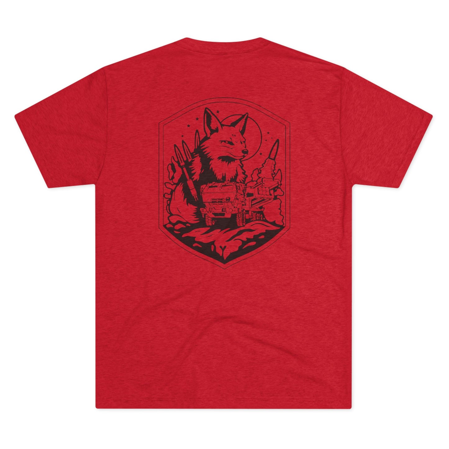 2/14 Fox Btry - Tri-Blend PT Shirt