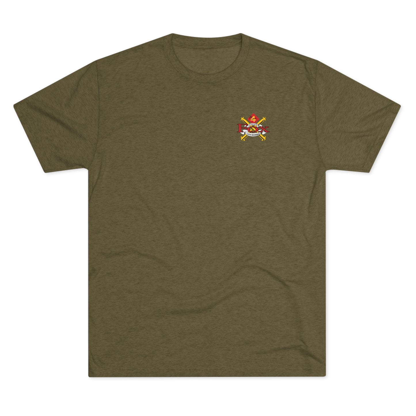 2/14 Fox Btry - Tri-Blend PT Shirt
