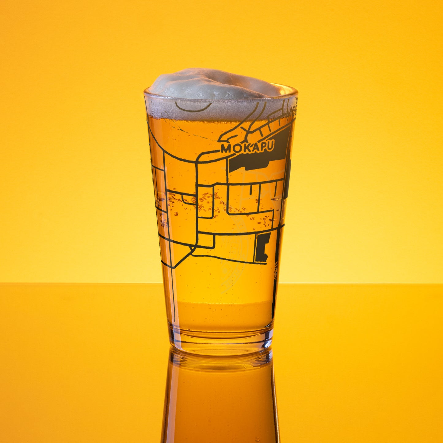 CLC 33 Map Pint Glass