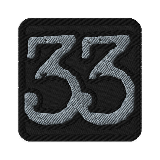 ThirtyThree Embroidered patch
