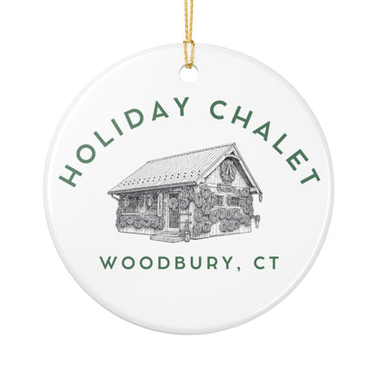 Chalet Ceramic Ornament