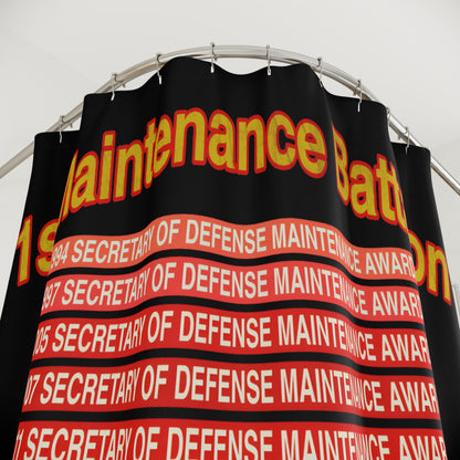 1st Maintenance Bn "Legacy" Shower Curtain