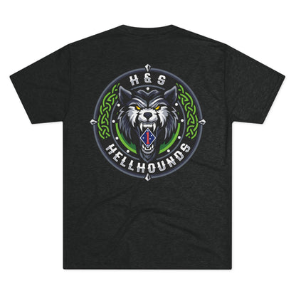 1st LAR - Hell Hounds - Tri-Blend PT Shirt