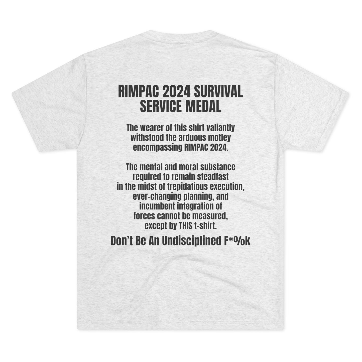 RIMPAC 2024 #DBAUF Tri-Blend PT Shirt