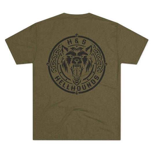 1st LAR - Hell Hounds BK- Tri-Blend PT Shirt