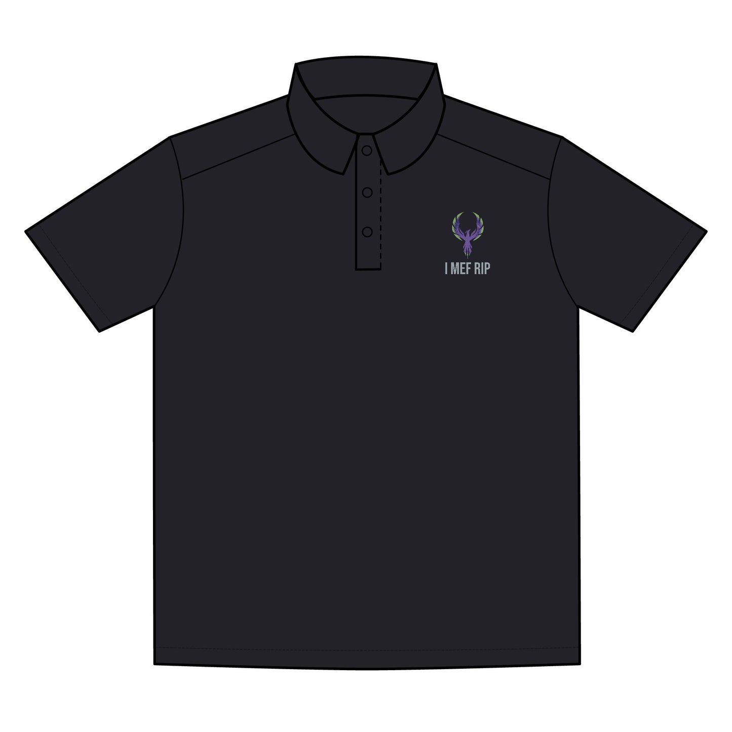 I MEF RIP Snag-Proof Polo