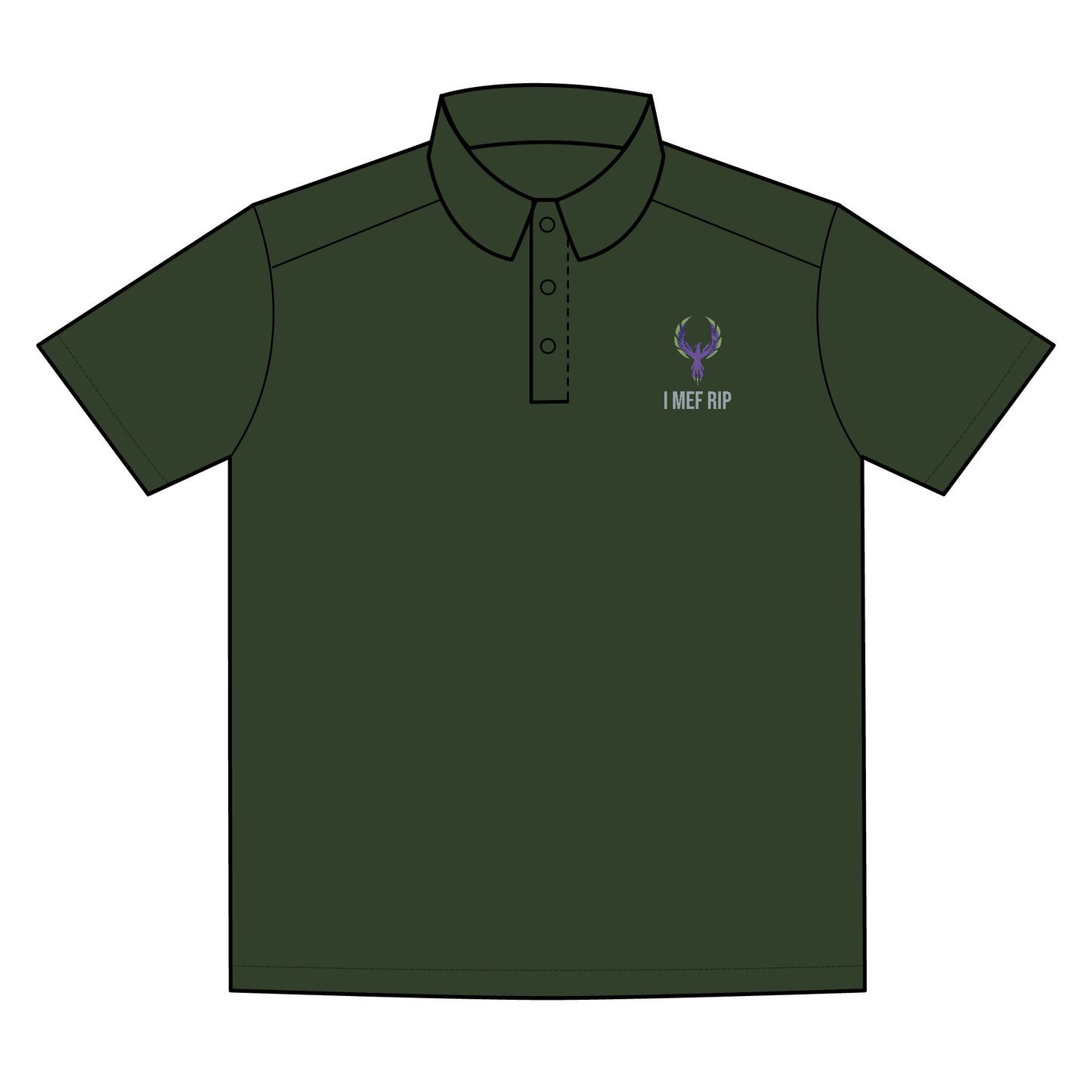 I MEF RIP Snag-Proof Polo