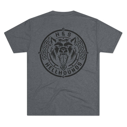 1st LAR - Hell Hounds BK- Tri-Blend PT Shirt