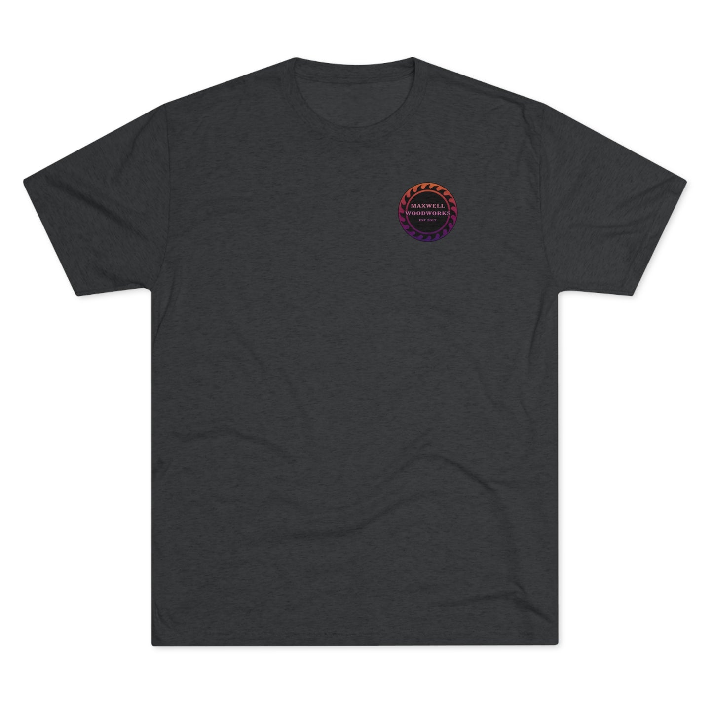 Maxwell Woodworks Tri-Blend Crew Tee Ombre