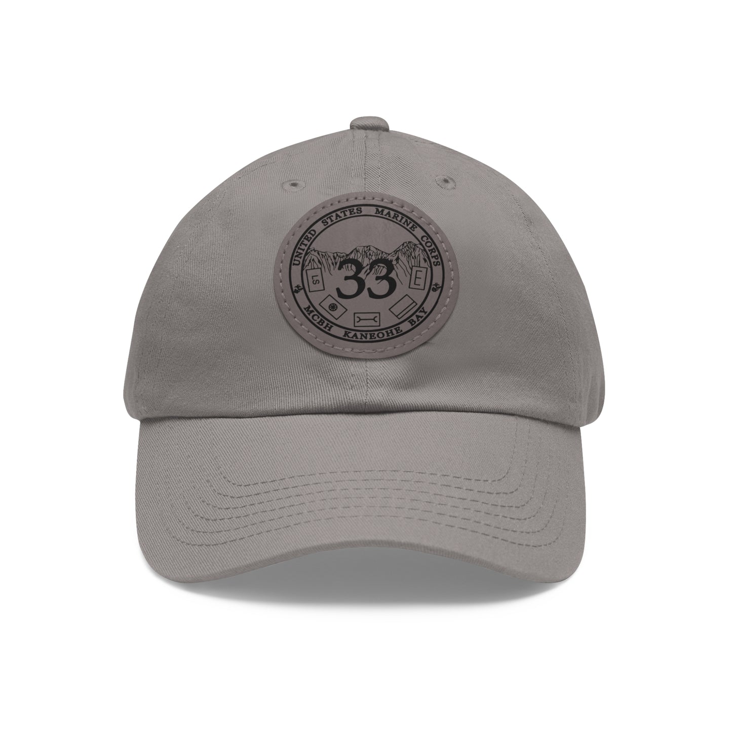 CLC 33 Dad Hat with Leather Patch