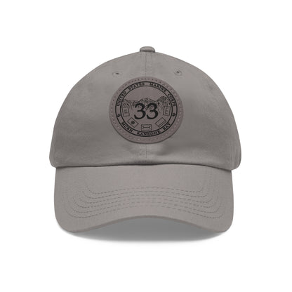 CLC 33 Dad Hat with Leather Patch