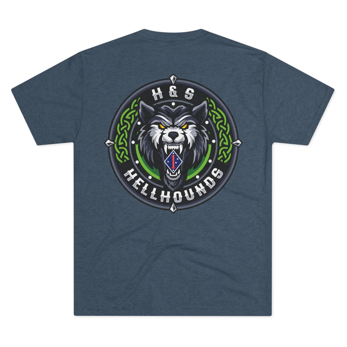 1st LAR - Hell Hounds - Tri-Blend PT Shirt
