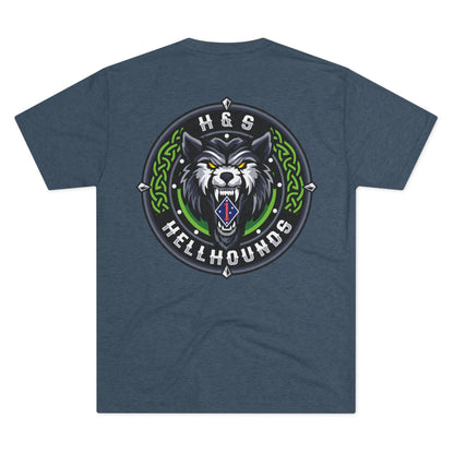 1st LAR - Hell Hounds - Tri-Blend PT Shirt