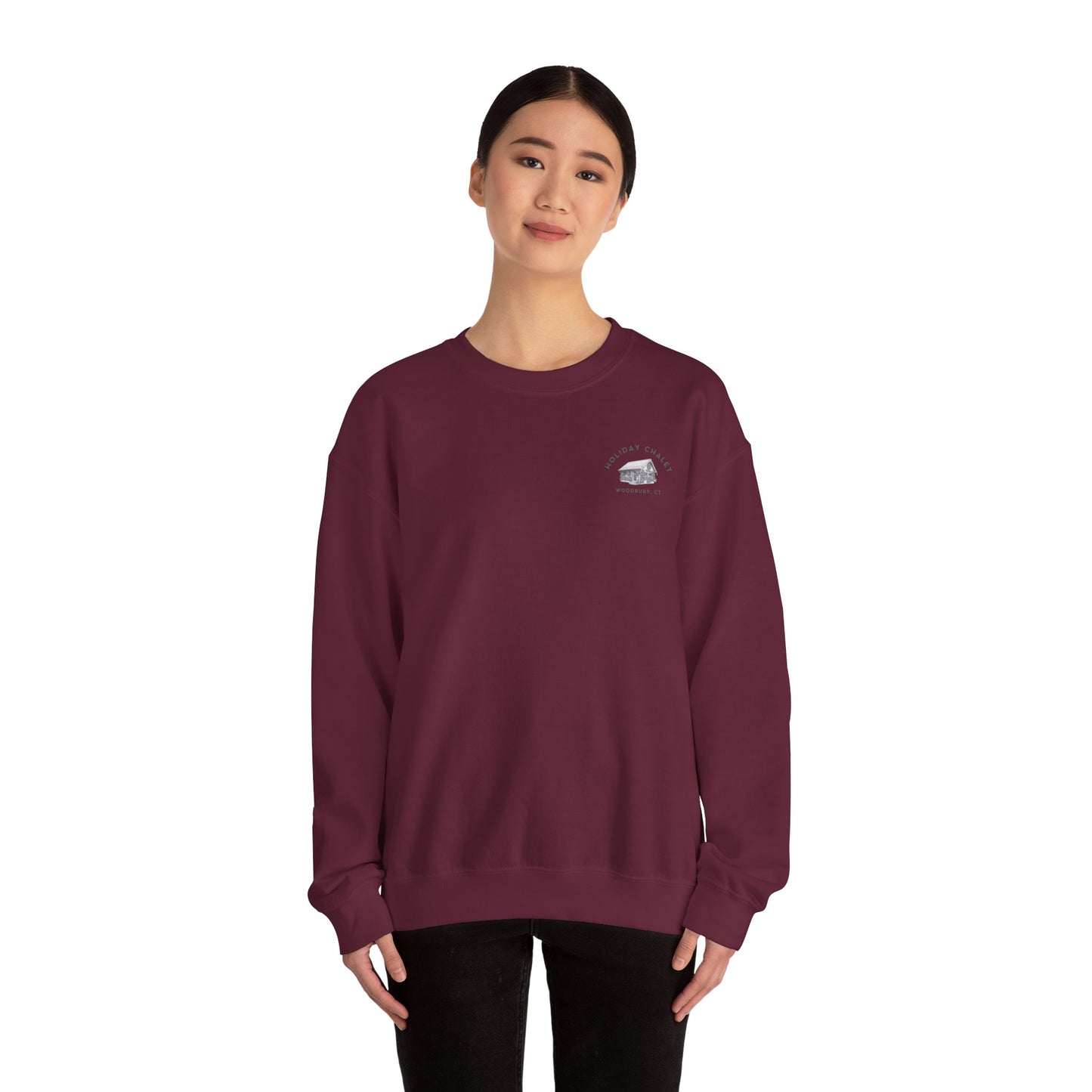 Chalet Workshirt Heavy Blend™ Crewneck - Green Logo