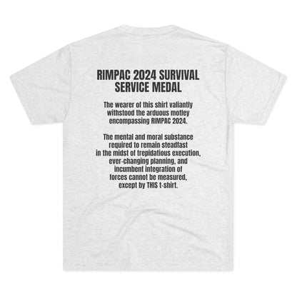 RIMPAC 2024 Survival Tri-Blend PT Shirt