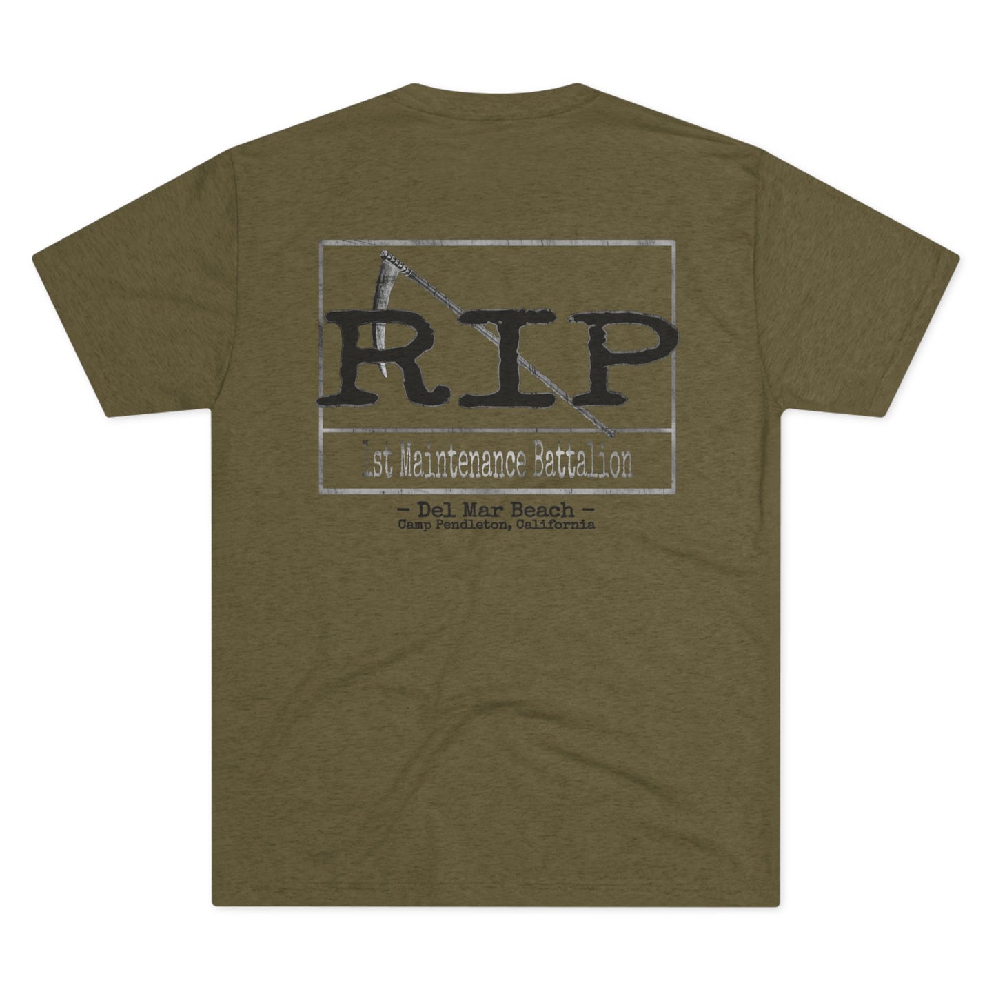 1st Maint Bn RIP Tri-Blend PT Shirt