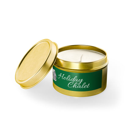 Chalet Tin Candles