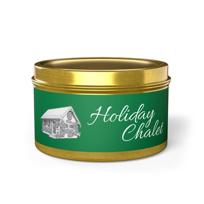 Chalet Tin Candles
