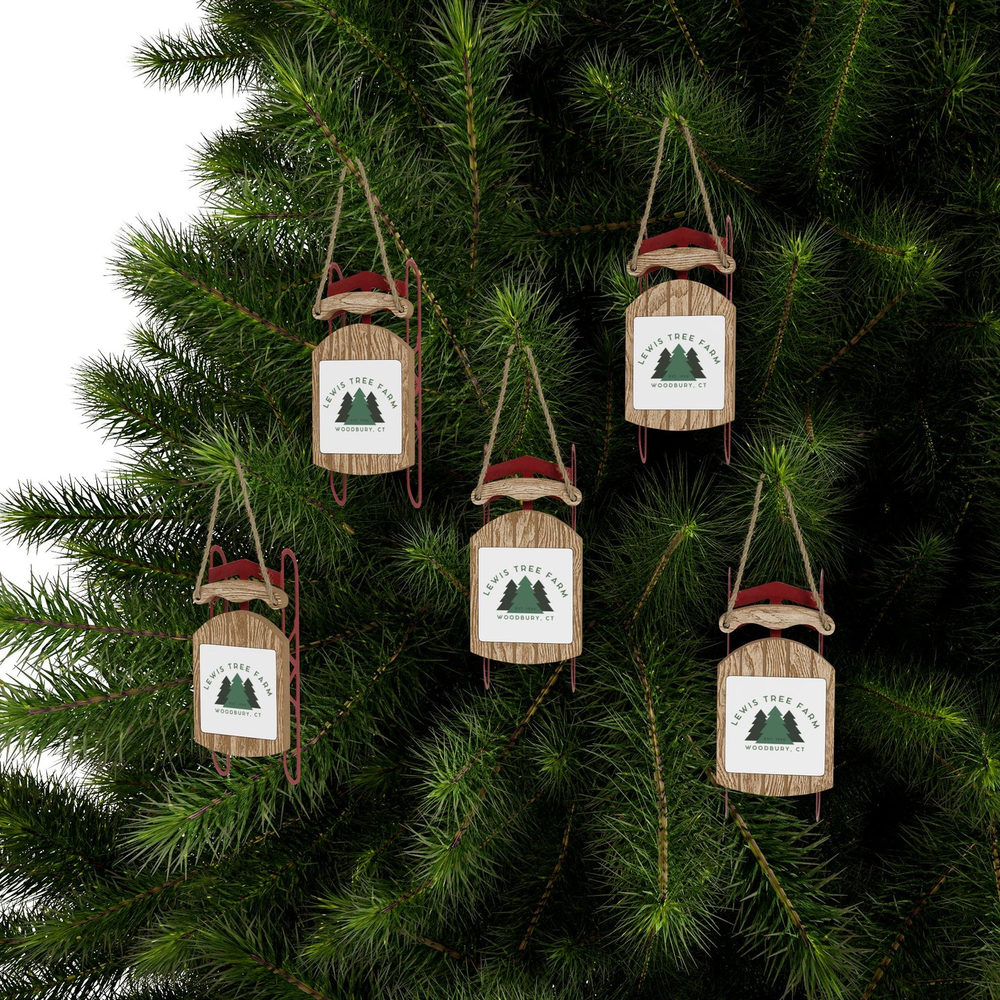 LTF Sled Ornaments