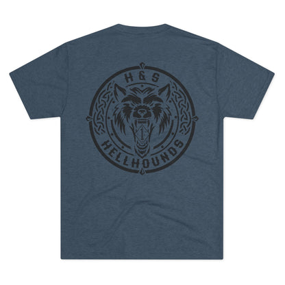 1st LAR - Hell Hounds BK- Tri-Blend PT Shirt