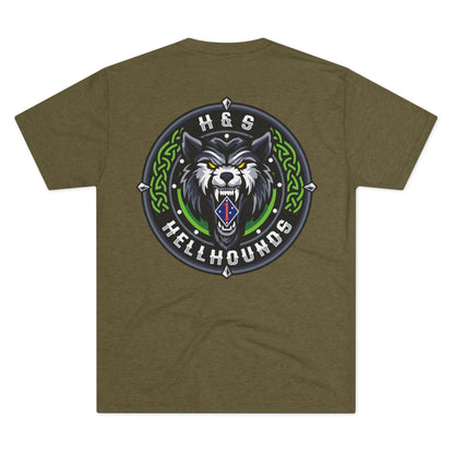 1st LAR - Hell Hounds - Tri-Blend PT Shirt