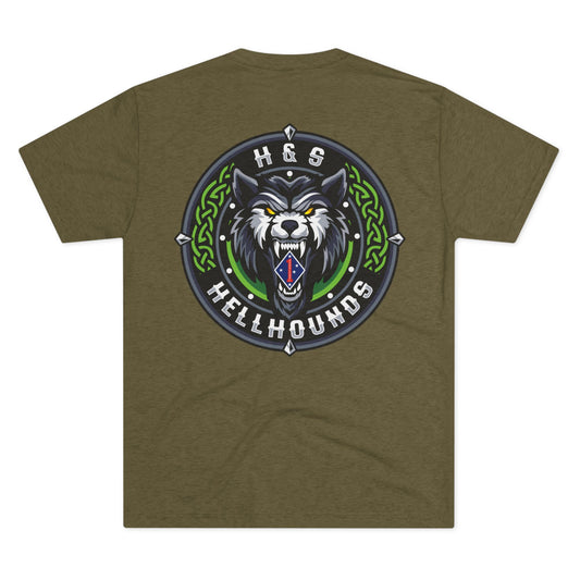 1st LAR - Hell Hounds - Tri-Blend PT Shirt