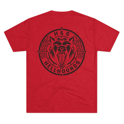 1st LAR - Hell Hounds BK- Tri-Blend PT Shirt