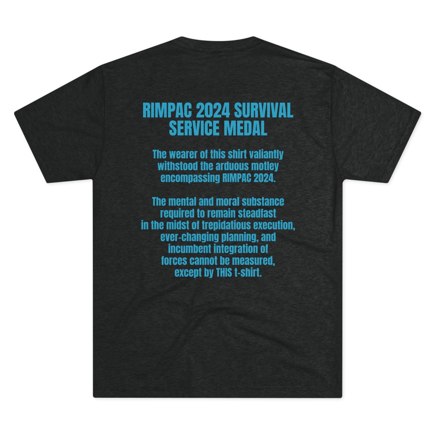 RIMPAC 2024 Survival Tri-Blend PT Shirt