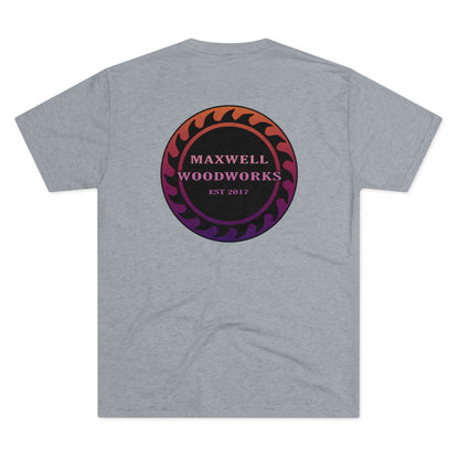 Maxwell Woodworks Tri-Blend Crew Tee Ombre