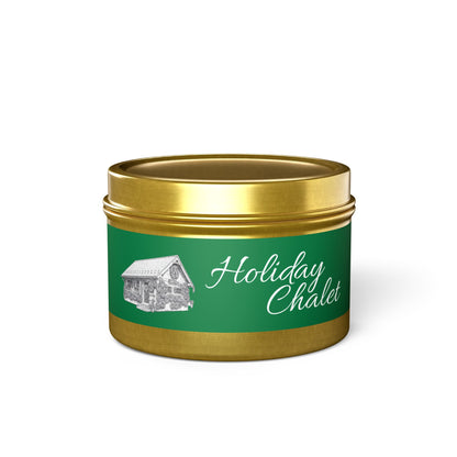 Chalet Tin Candles