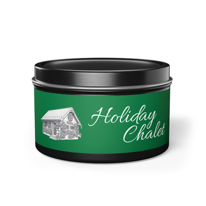 Chalet Tin Candles