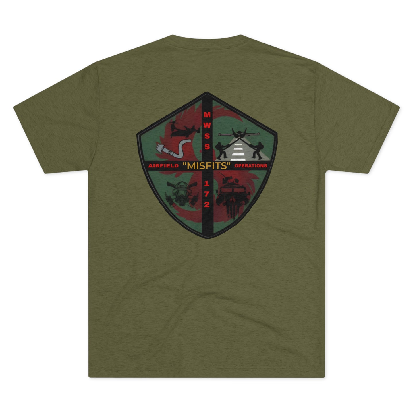 MWSS-172 Airfield Ops Tri-Blend PT Shirt