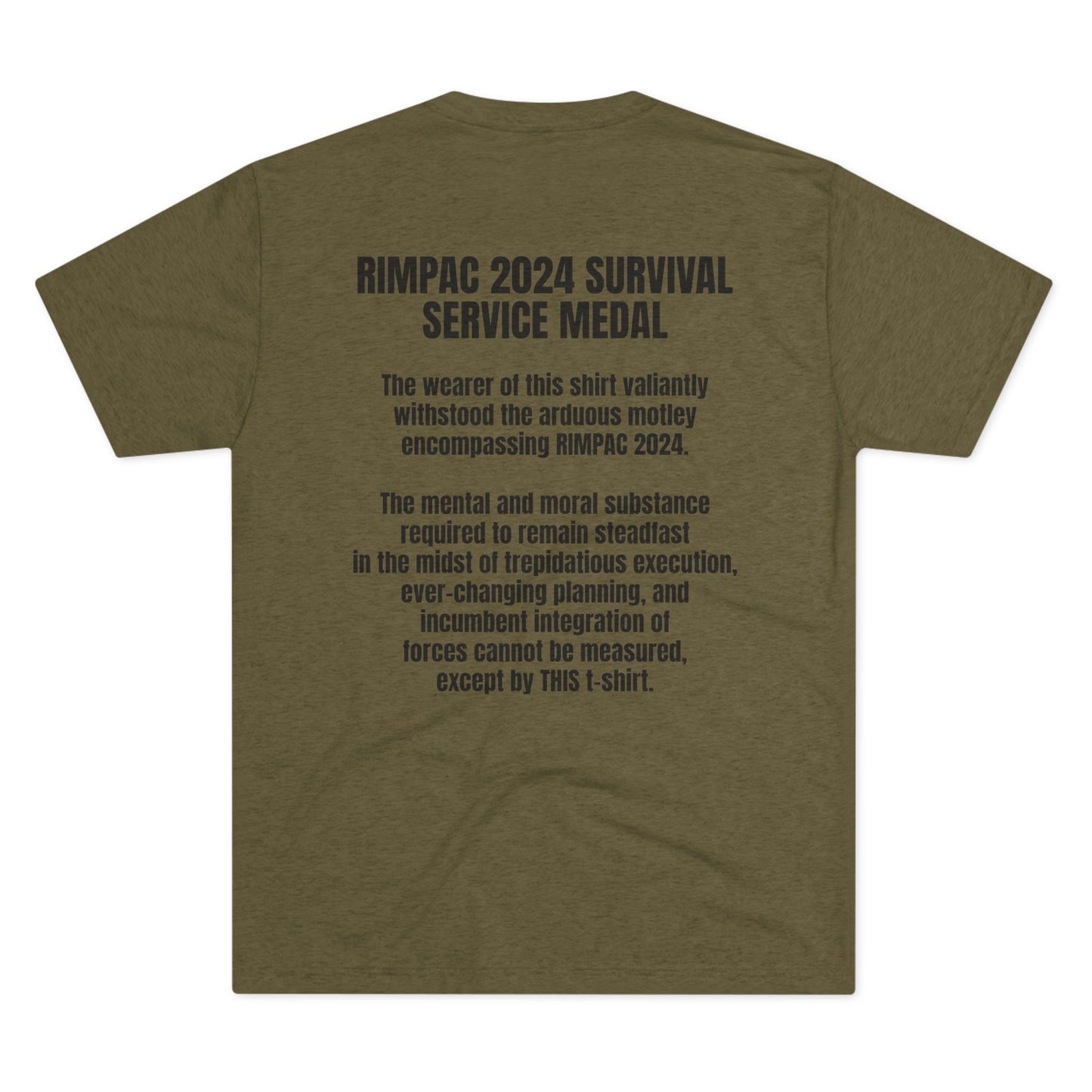 RIMPAC 2024 Survival Tri-Blend PT Shirt