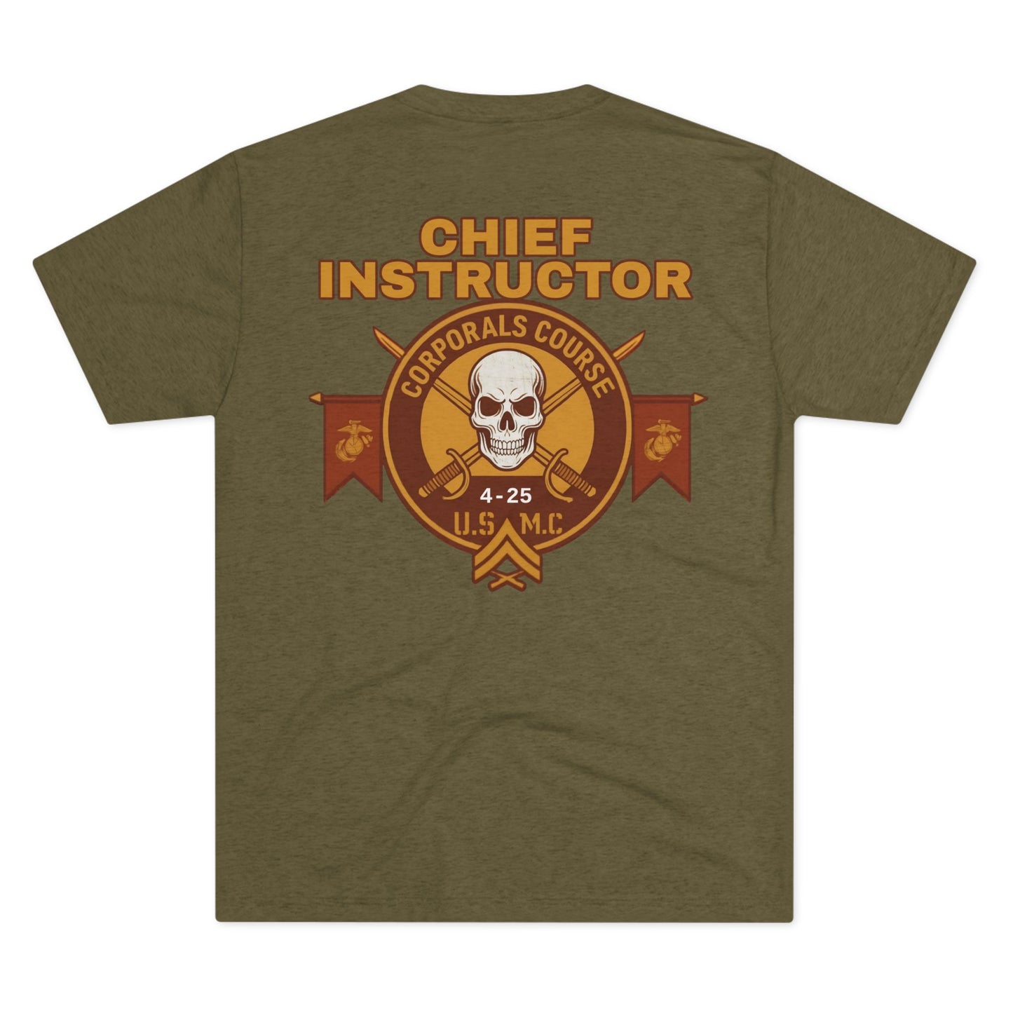 Corporal's Course 4-25 Chief Instructor - Tri-Blend PT Shirt