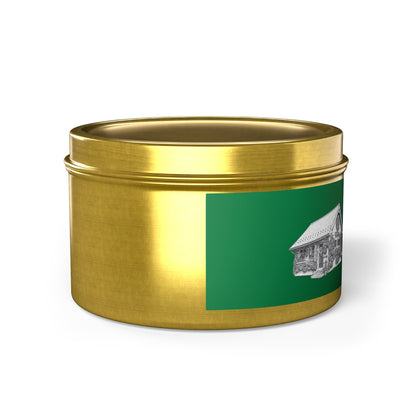 Chalet Tin Candles