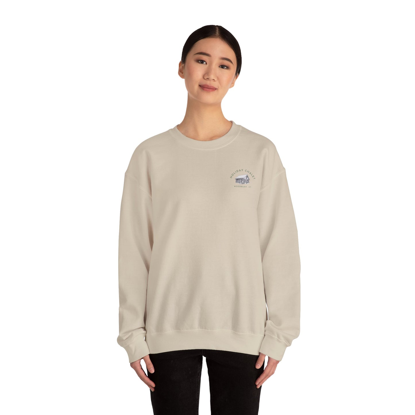 Chalet Workshirt Heavy Blend™ Crewneck - Green Logo
