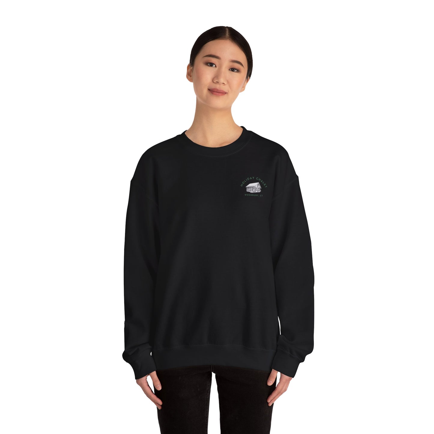 Chalet Workshirt Heavy Blend™ Crewneck - Green Logo