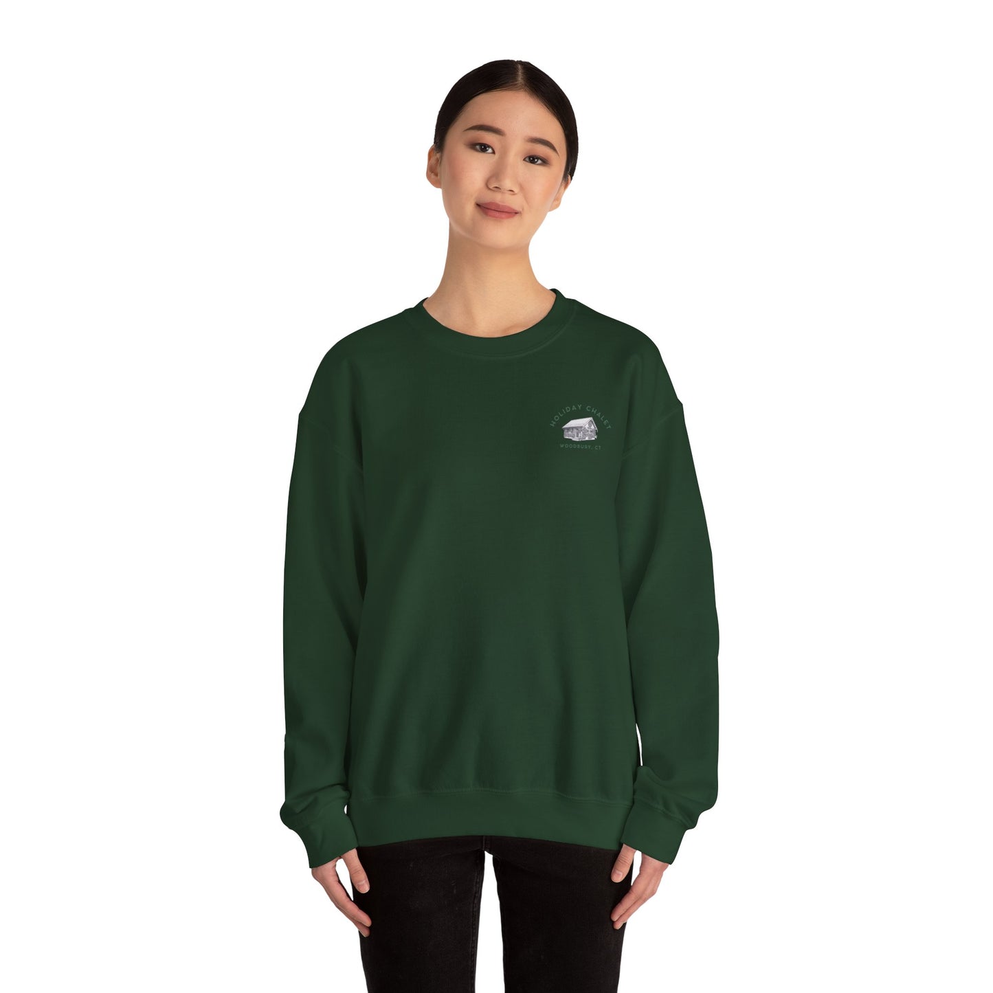 Chalet Workshirt Heavy Blend™ Crewneck - Green Logo