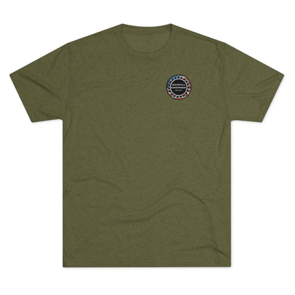 Maxwell Woodworks Tri-Blend Crew Tee RWB