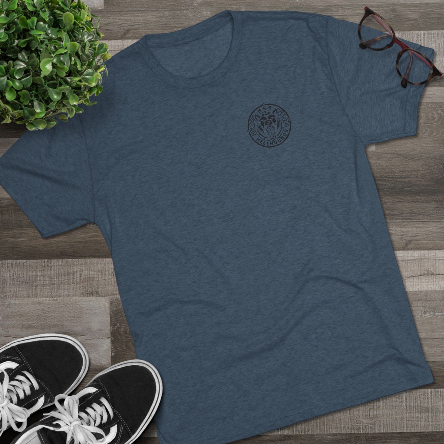 1st LAR - Hell Hounds BK- Tri-Blend PT Shirt