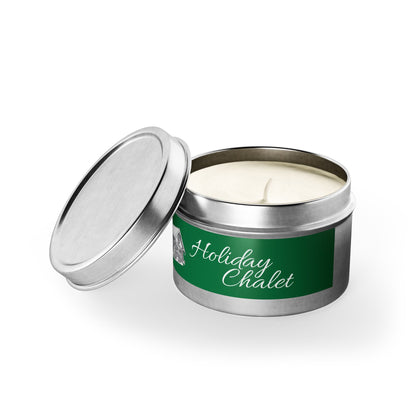 Chalet Tin Candles