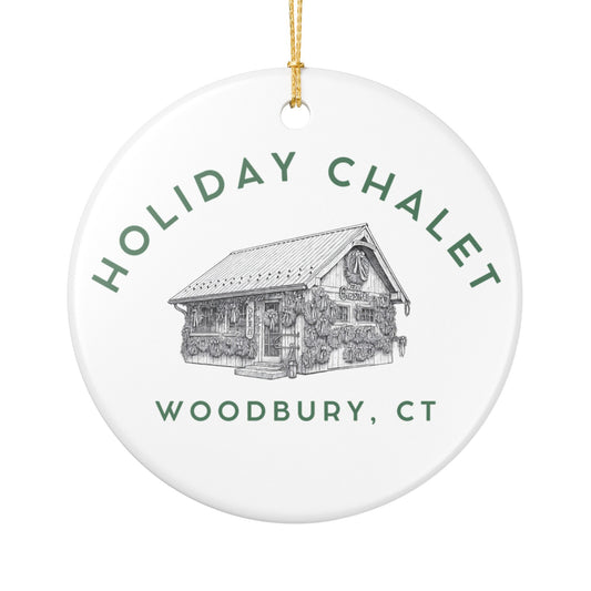 Chalet Ceramic Ornament
