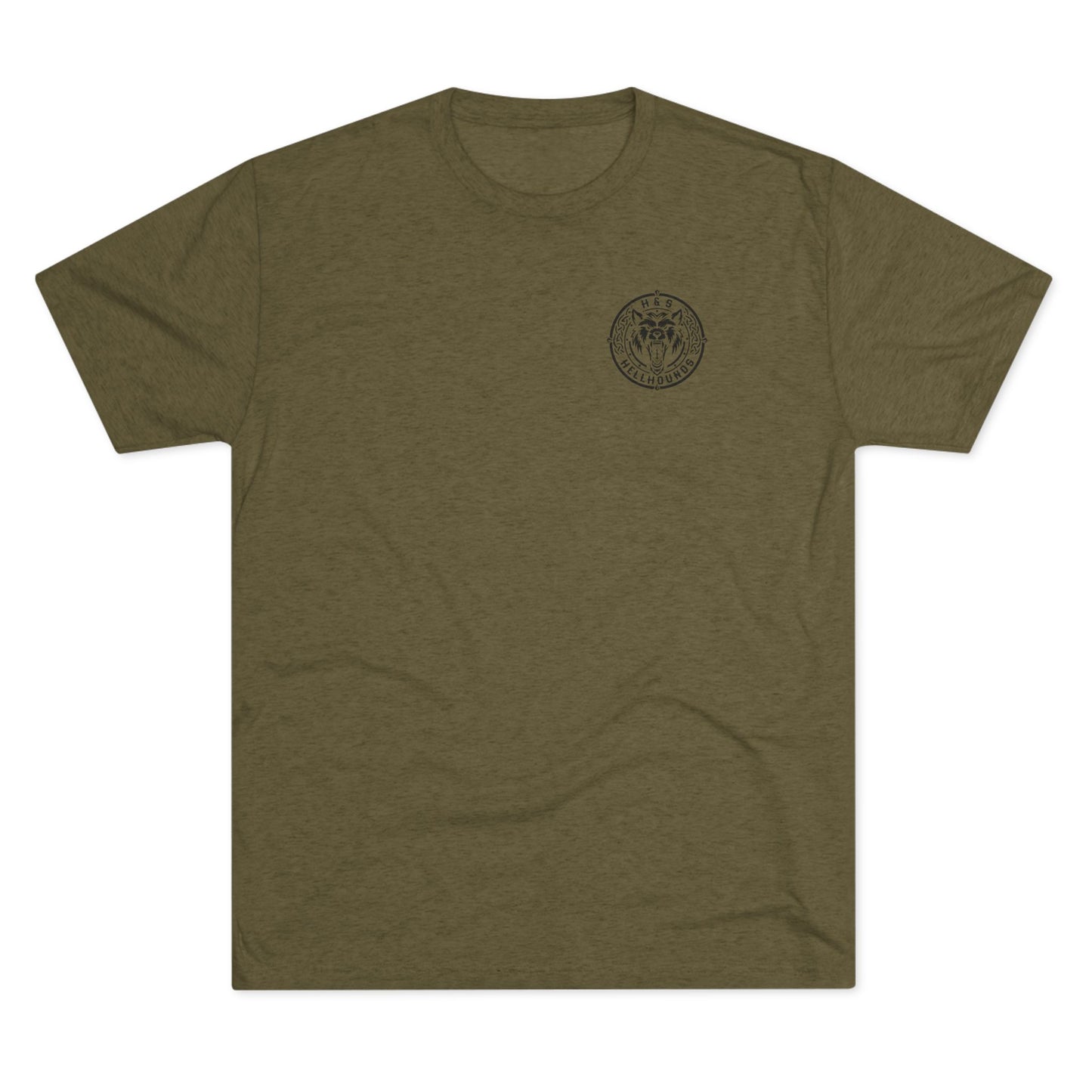 1st LAR - Hell Hounds BK- Tri-Blend PT Shirt