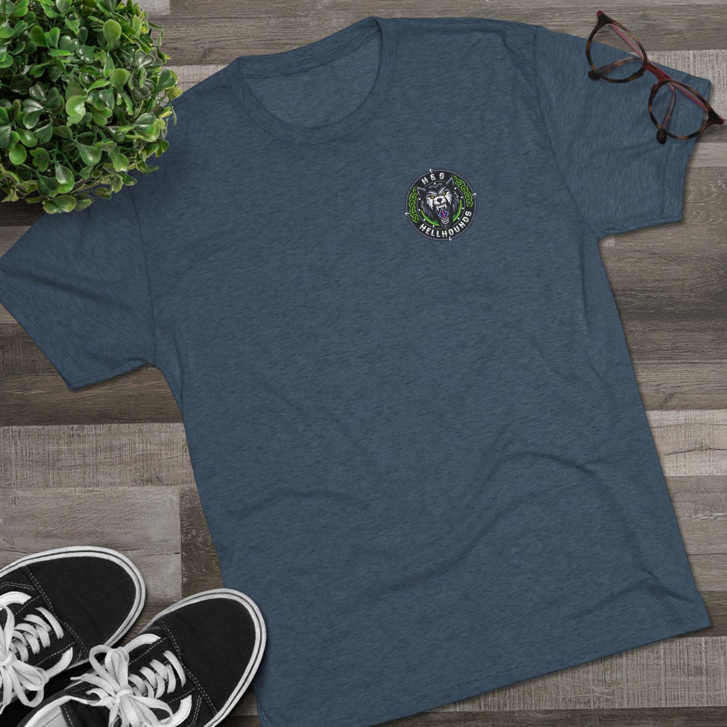1st LAR - Hell Hounds - Tri-Blend PT Shirt