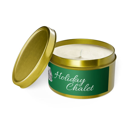 Chalet Tin Candles